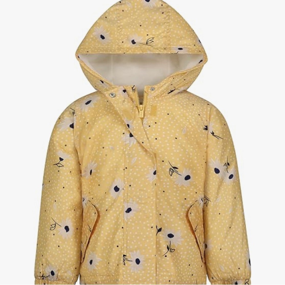 Carter's Baby Girl's Fleece Lined Midweight Jacket, Yellow, 12 Months